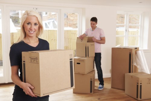 Packing and loading support for an office move