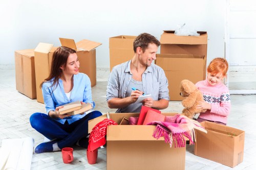 Commercial removal service for an office relocation in Shoreditch