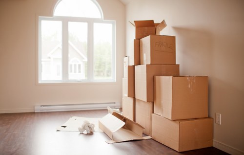 Charity donation items ready for reuse after removals